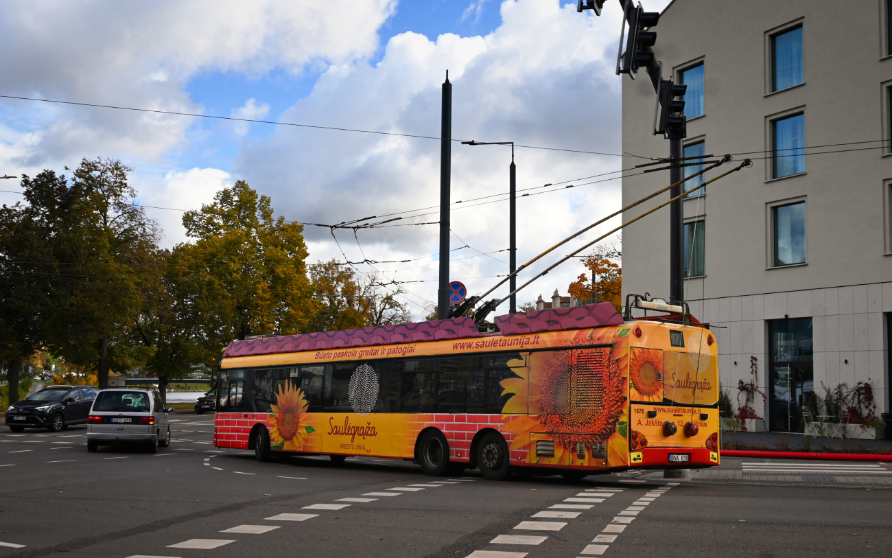 Вильнюс, Solaris Trollino II 15 AC № 1678