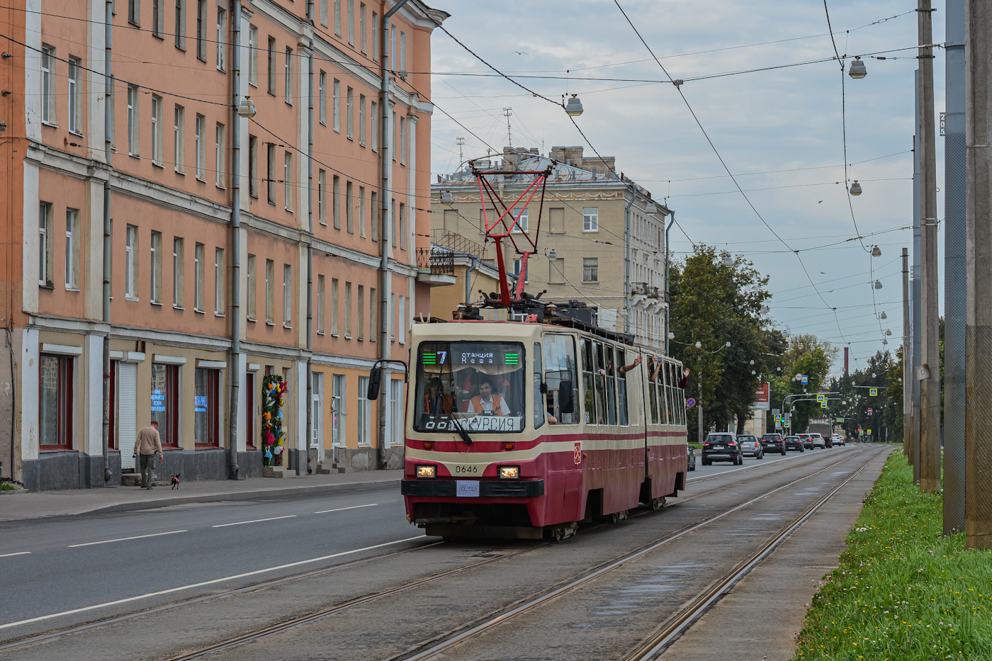 Санкт-Петербург, ЛВС-86К № 0646; Санкт-Петербург — Заказная поездка на вагоне ЛВС-86К № 0646 — 14.09.2025