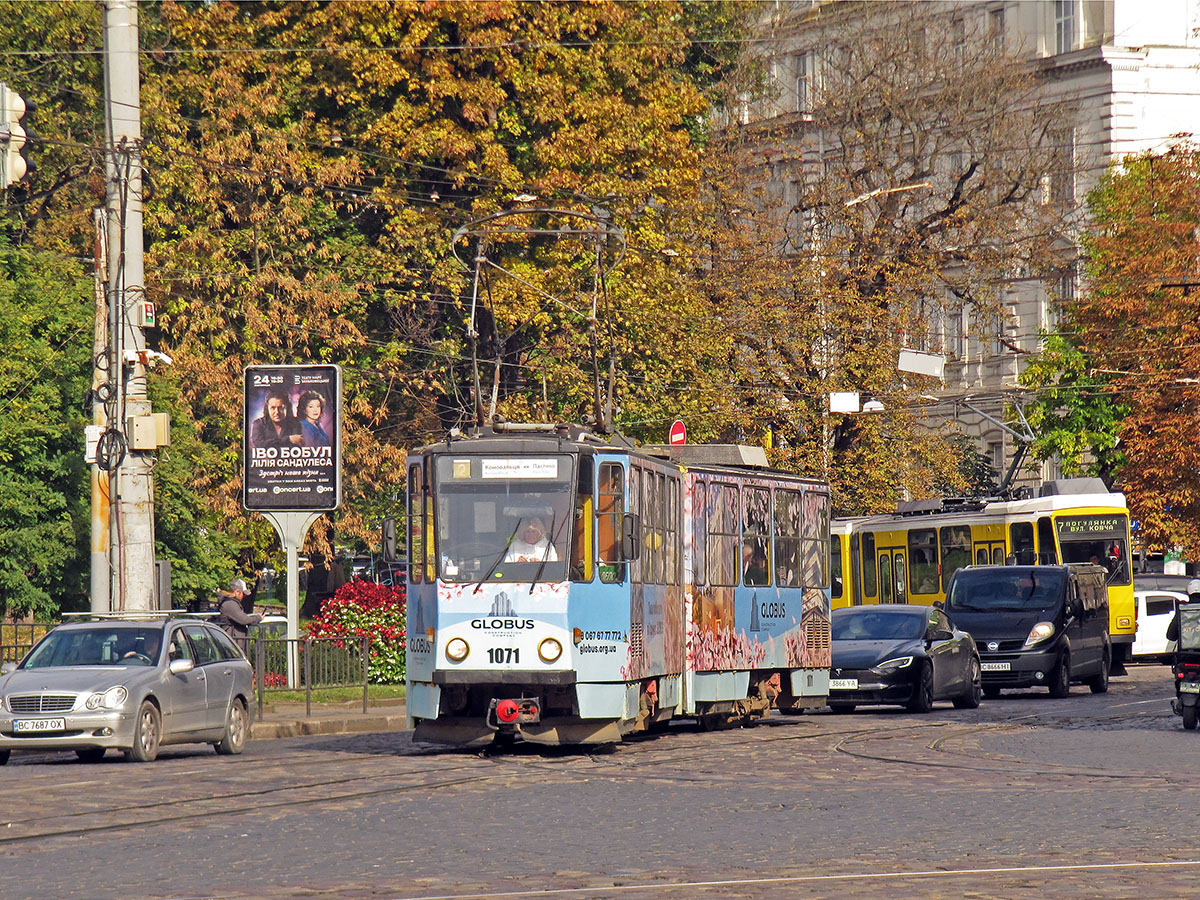 Львов, Tatra KT4SU № 1071