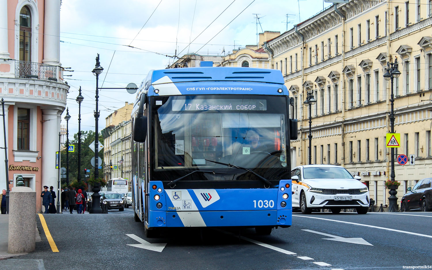 Санкт-Петербург, Тролза-5265.08 «Мегаполис» № 1030