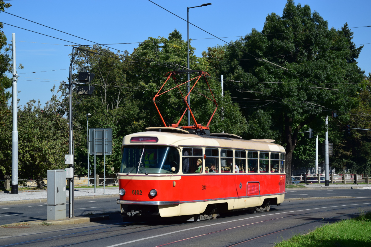 布拉格, Tatra T3 # 6102; 布拉格 — 150th anniversary of Prague's urban transport