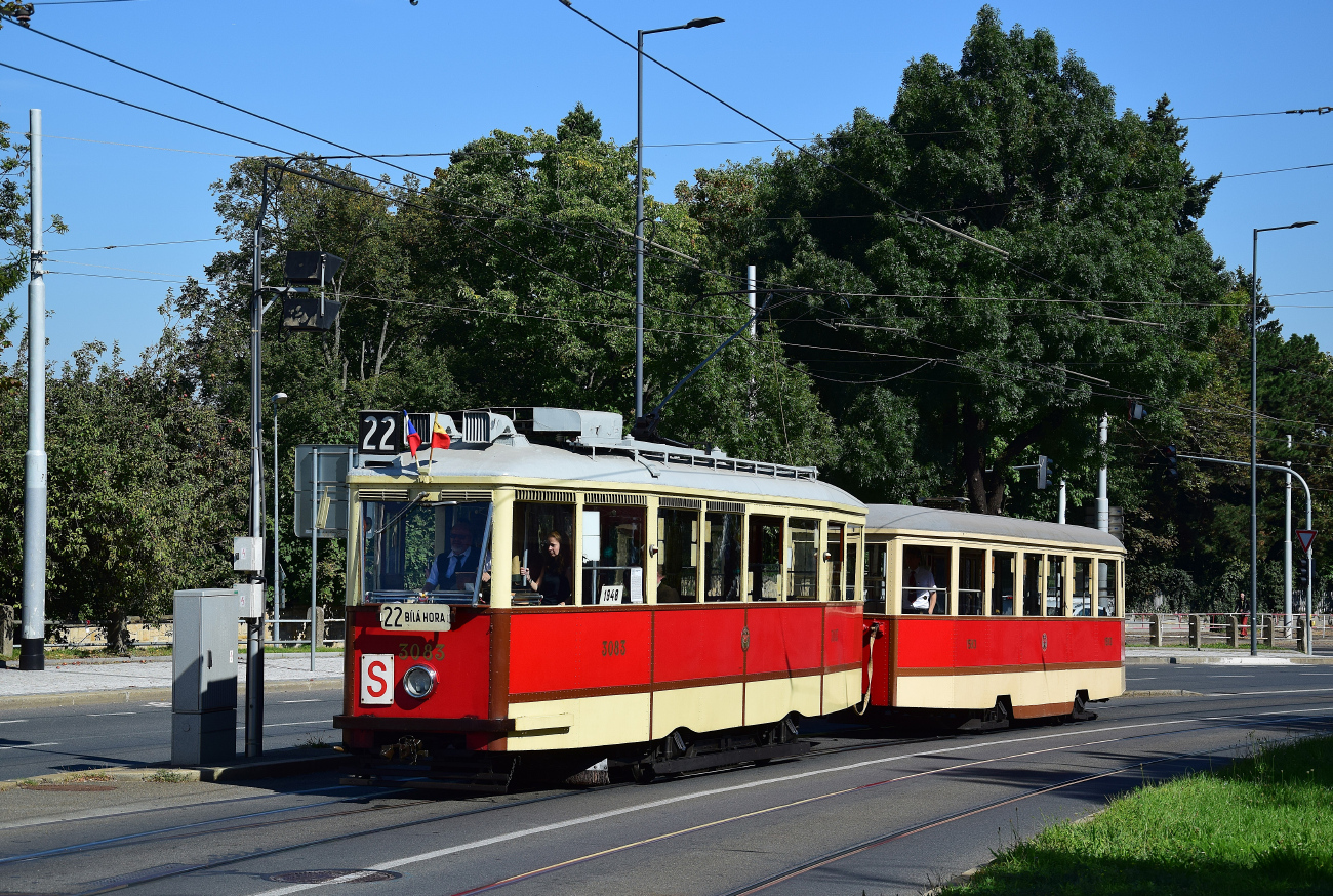 Praha, Ringhoffer/Tatra JSM # 3083; Praha — 150th anniversary of Prague's urban transport