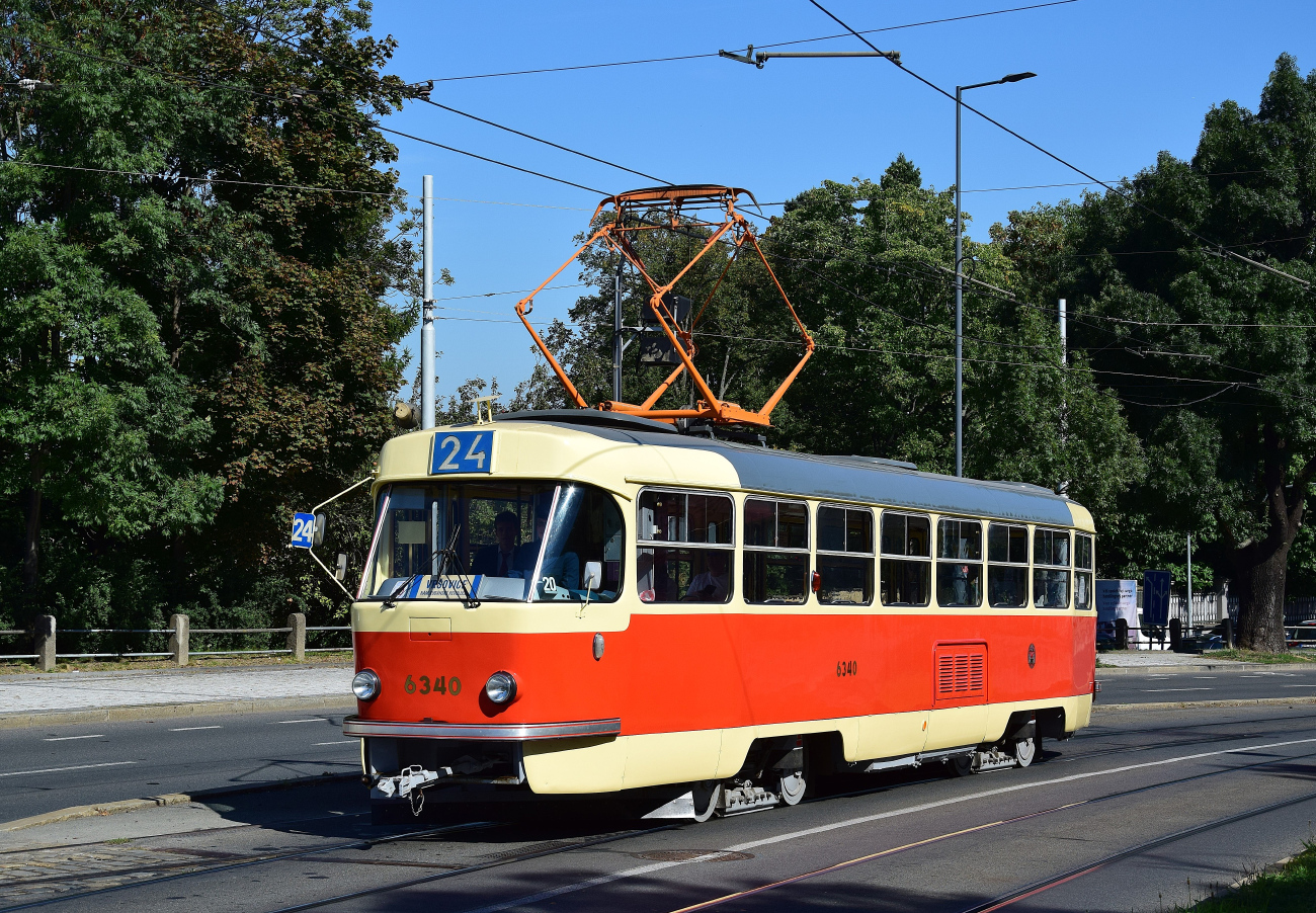 Praha, Tatra T3 № 6340; Praha — 150th anniversary of Prague's urban transport