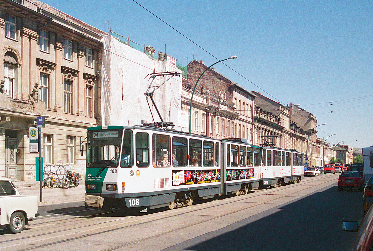 Потсдам, Tatra KT4DM № 108; Потсдам — Старые фотографии