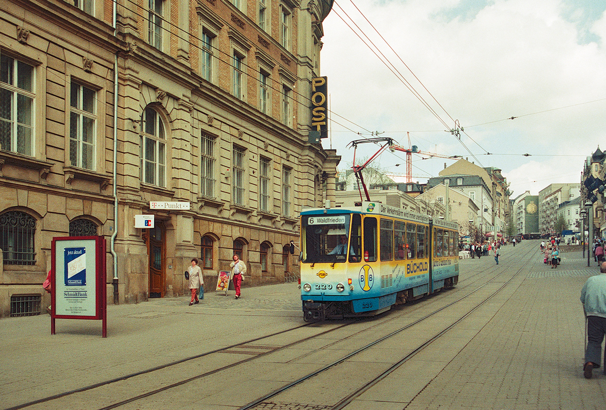 Плауэн, Tatra KT4DM № 220; Плауэн — Старые фотографии