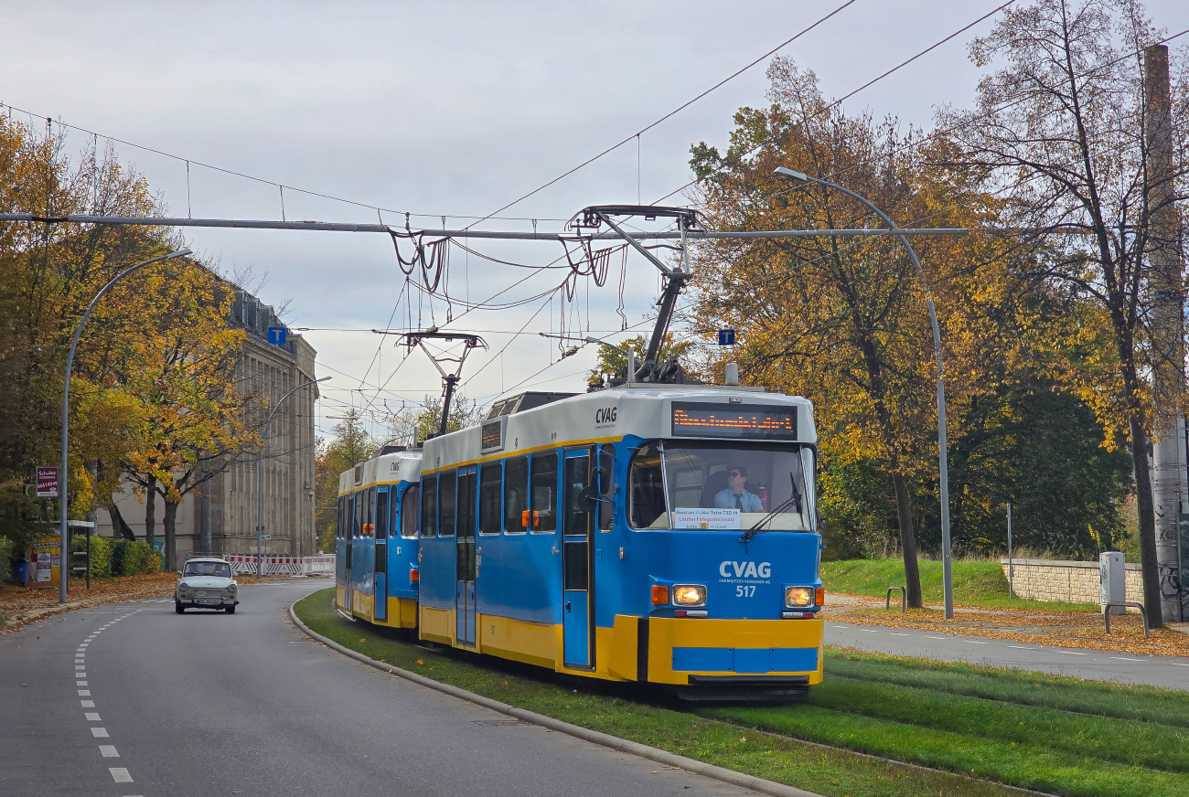 Chemnitz, Tatra T3DM № 517; Chemnitz — Official farewell to the Tatra T3DM in Chemnitz (19.10.2025)