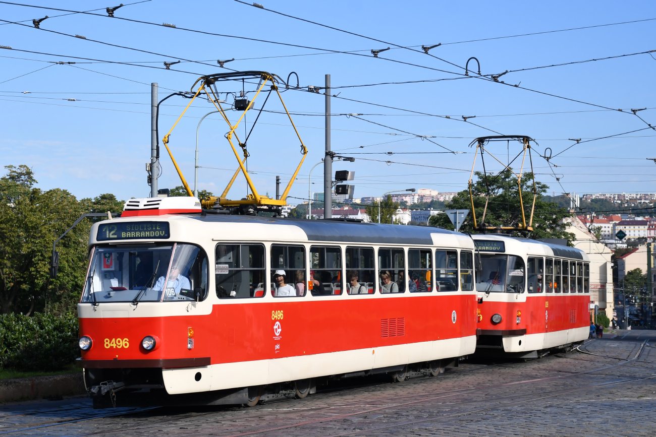 Прага, Tatra T3R.P № 8496