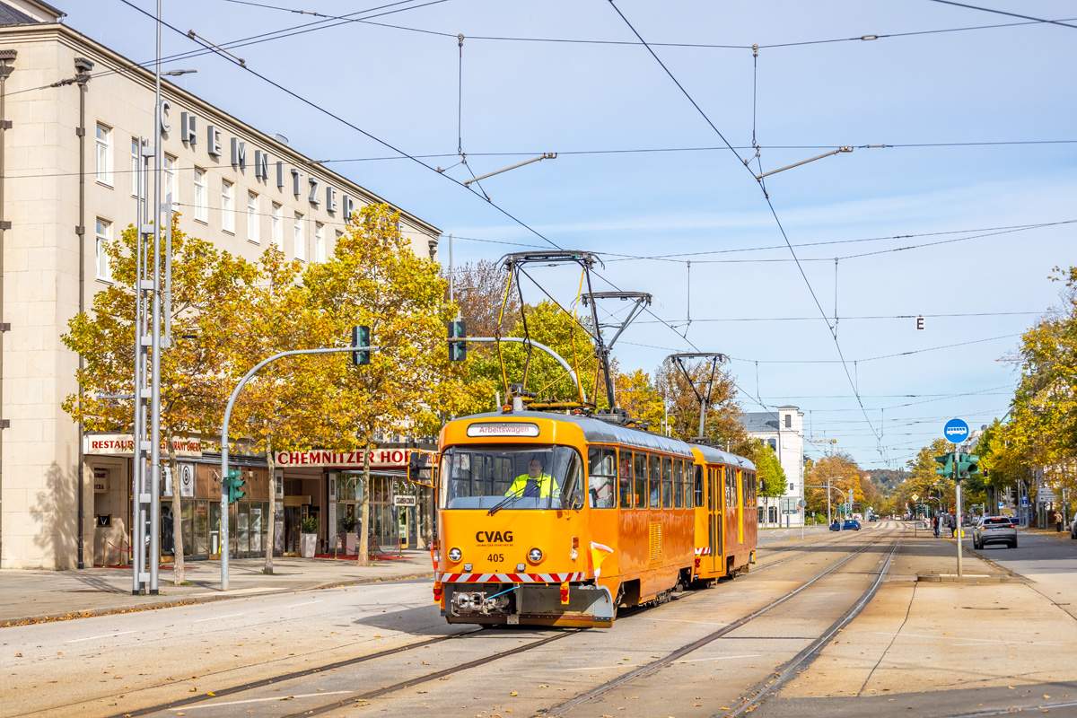 Chemnitz, Tatra T3D № 405; Chemnitz — Official farewell to the Tatra T3DM in Chemnitz (19.10.2025)