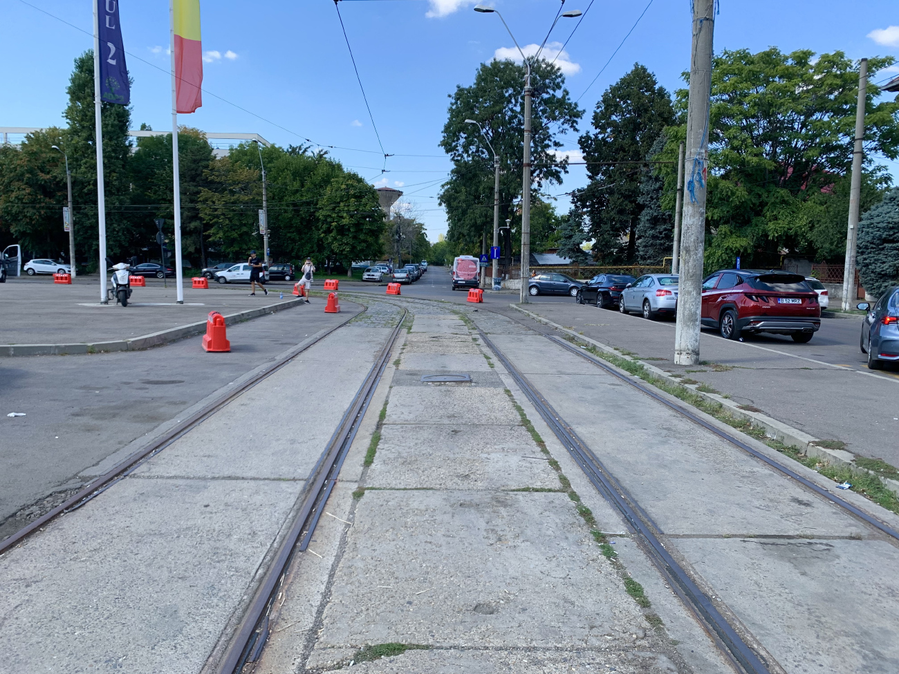 Бухарест - Ілфов — Трамвайная инфраструктура: пути, остановки и прочее