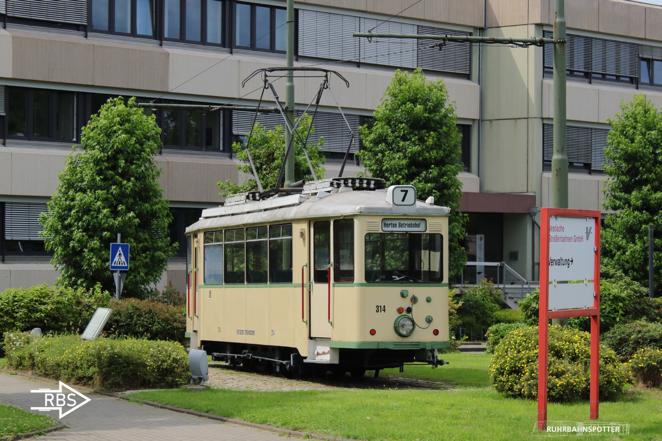 Фестские трамваи, Двухосный моторный Uerdingen № 314