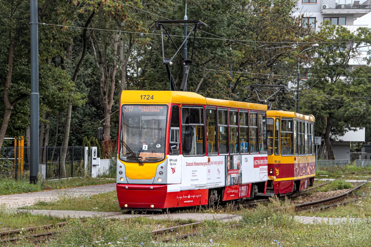 Łódź, Konstal 805NaND № 1724