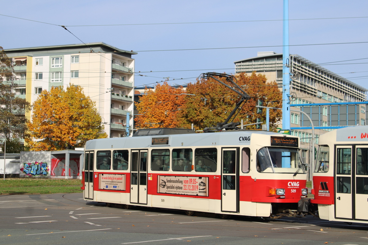 Chemnitz, Tatra T3DM № 509; Chemnitz — Official farewell to the Tatra T3DM in Chemnitz (19.10.2025)