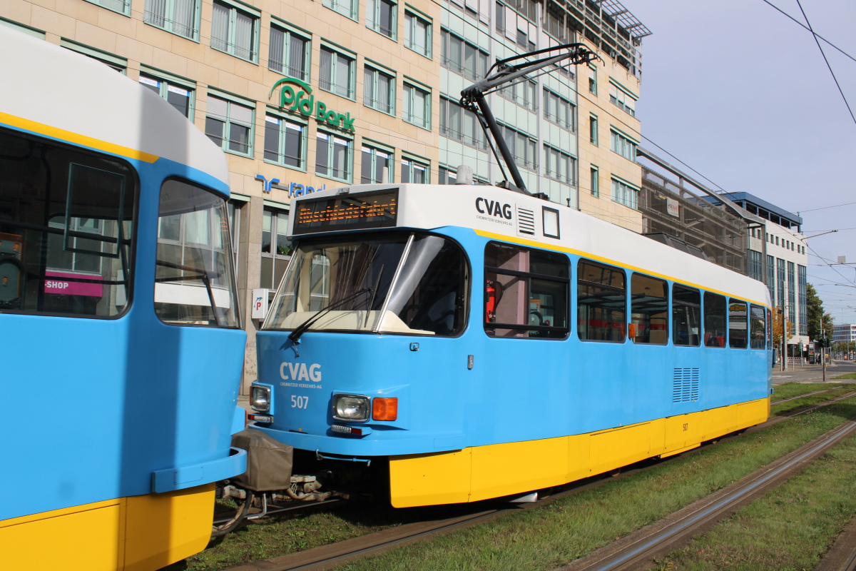 Chemnitz, Tatra T3DM № 507; Chemnitz — Official farewell to the Tatra T3DM in Chemnitz (19.10.2025)