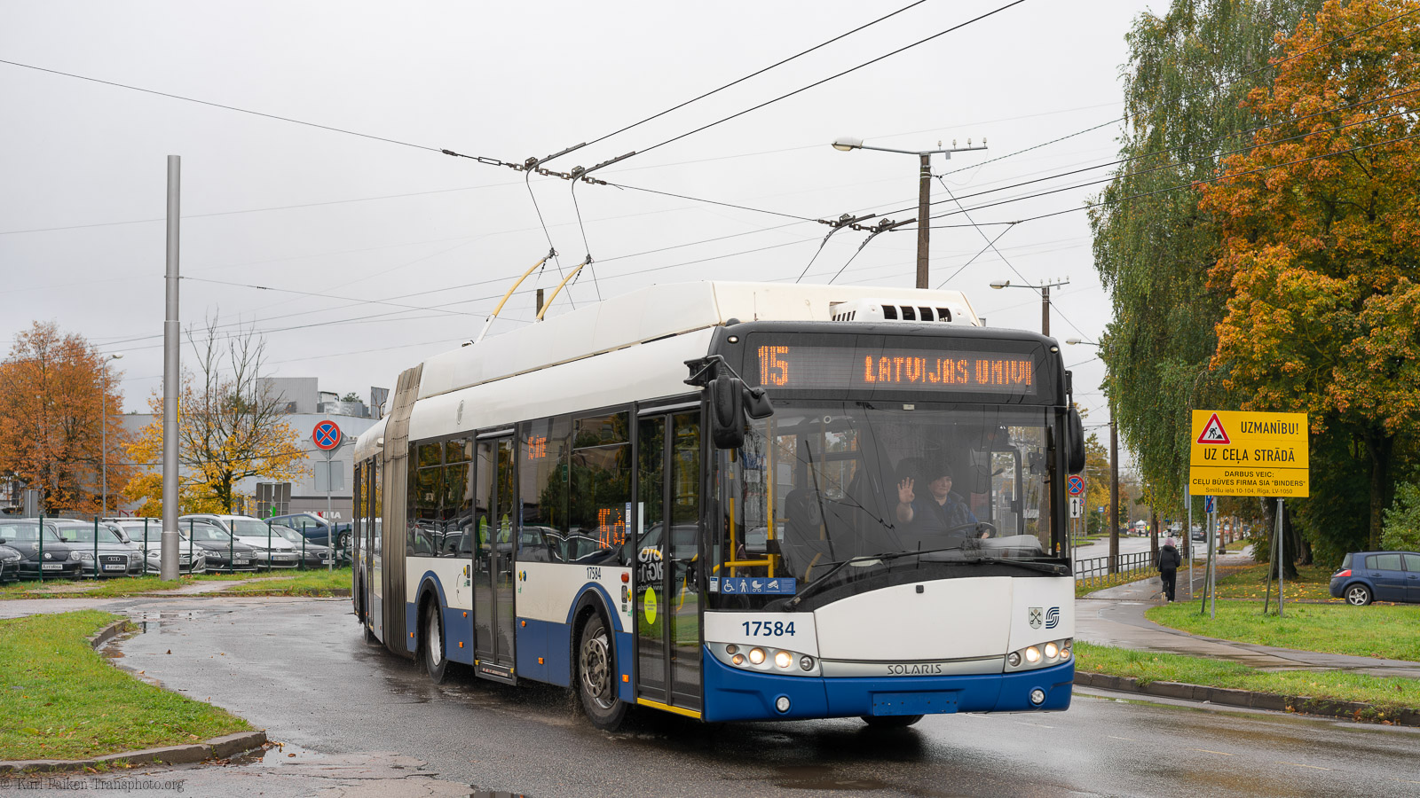 Рига, Škoda 27Tr Solaris III № 17584