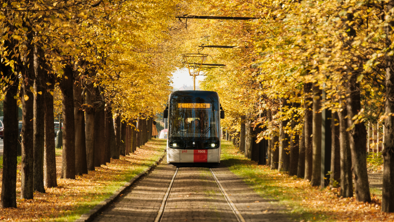 Prága, Škoda 52T ForCity Plus — 9505 Prága, Škoda 52T ForCity Plus — 9505