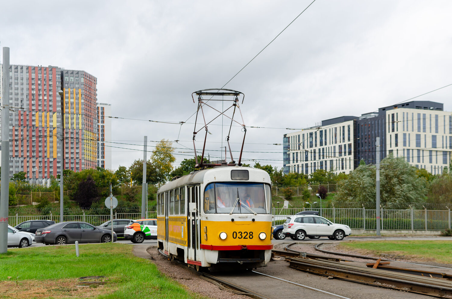 Moscow, Tatra T3SU № 0328