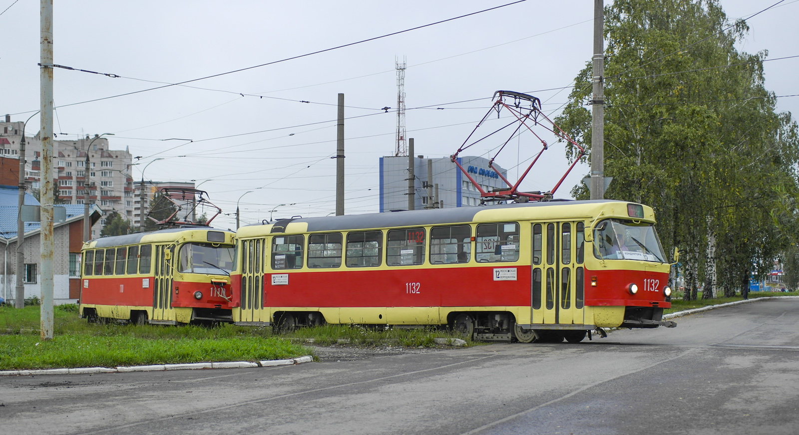 Іжевськ, Tatra T3SU (двухдверная) № 1132