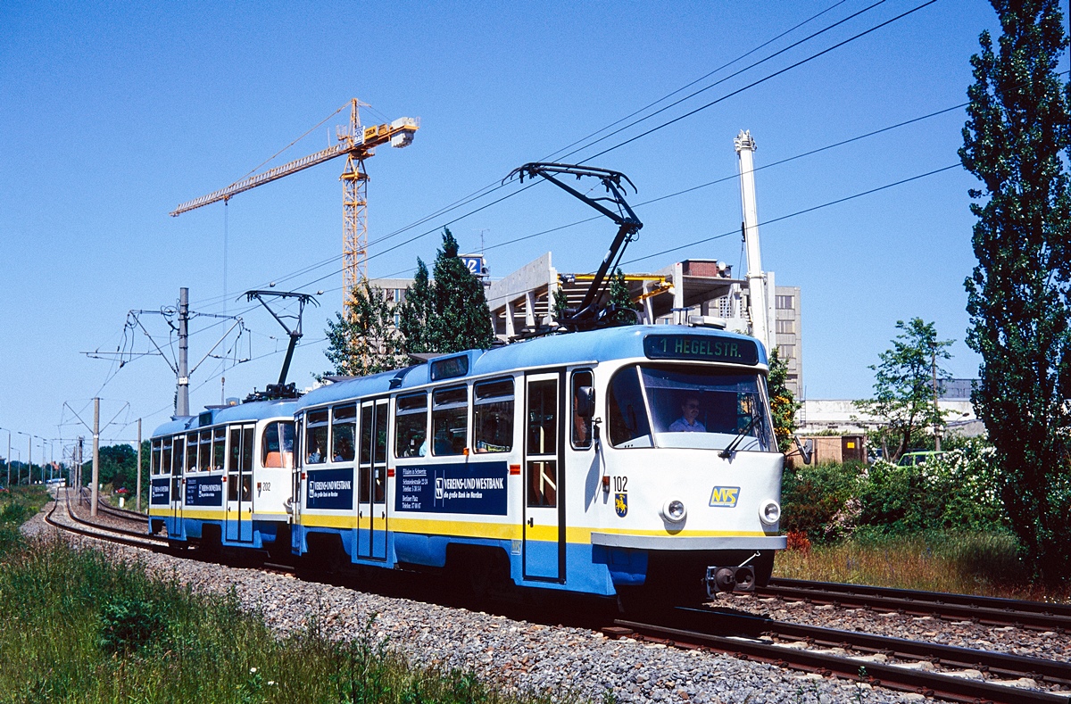 Schwerin, Tatra T3DC1 № 102