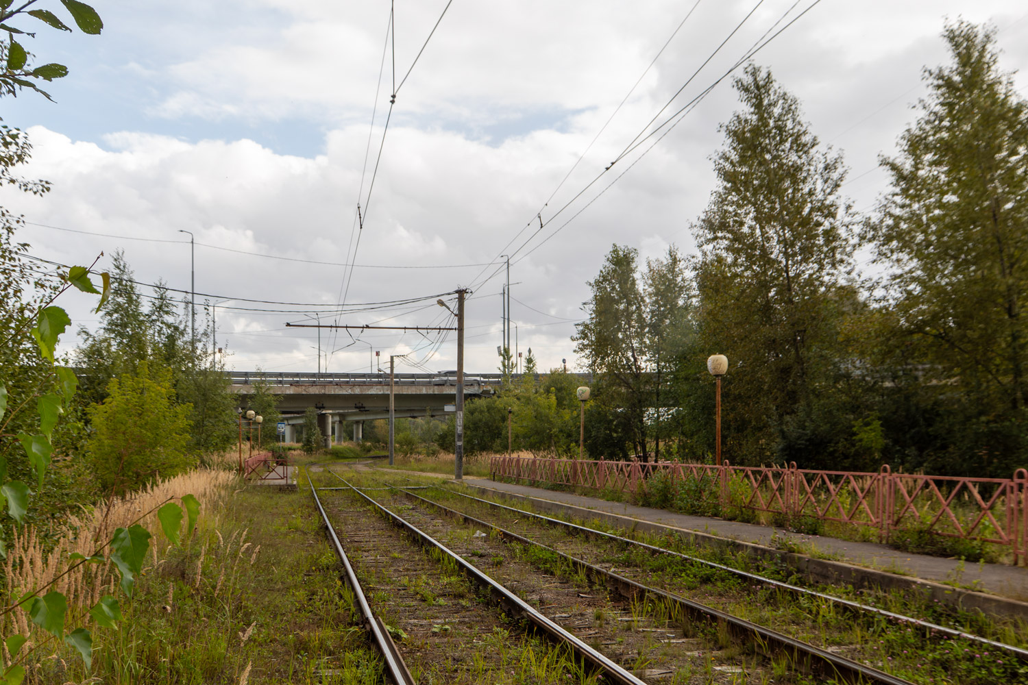 Jaroslavlis — Construction of a turning circle near the "RIO" shopping and entertainment center