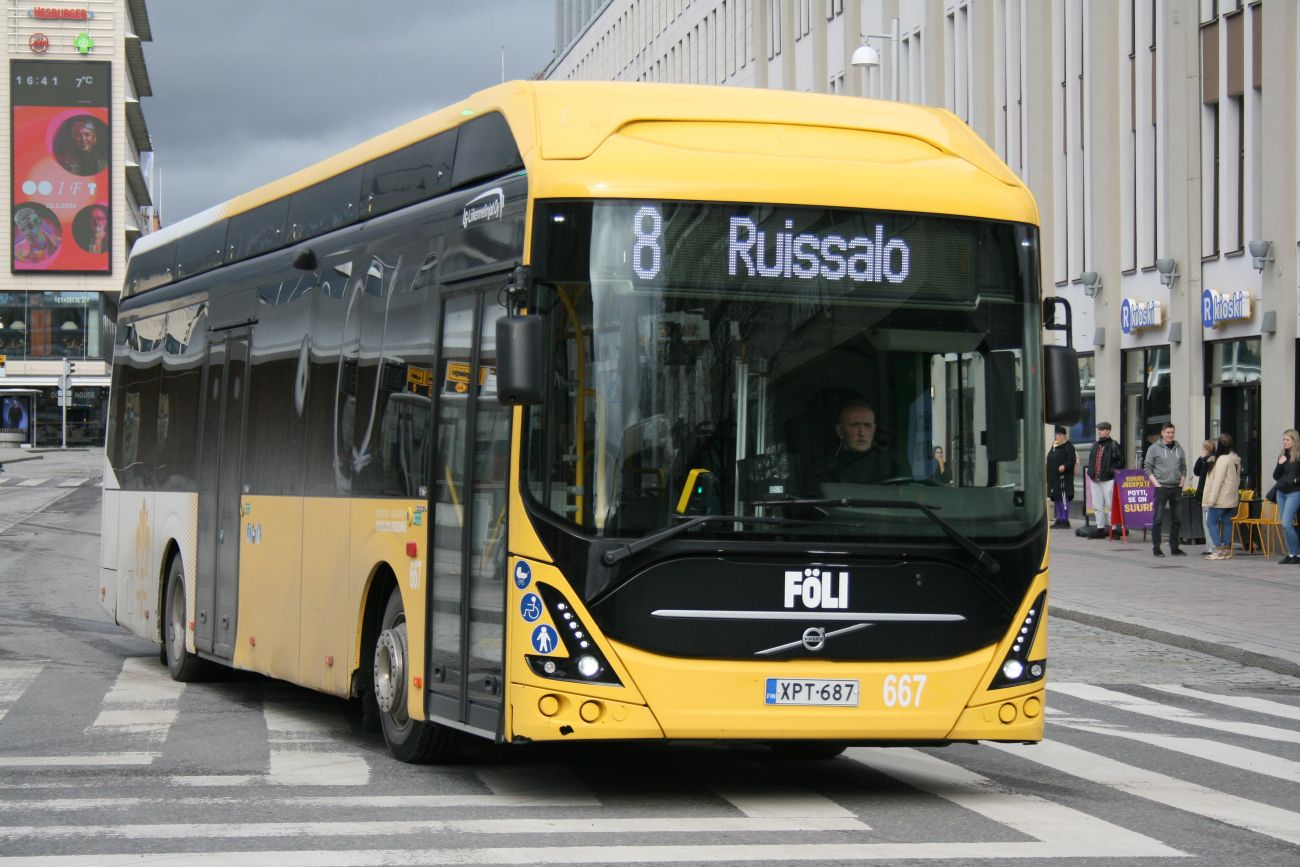 Turku, Volvo 7900E # 667 Turku, Volvo 7900E # 667
