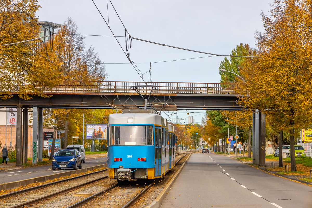Хемниц, Tatra T3DM № 507; Хемниц — Официальное прощание с вагонами Tatra T3DM в Хемнице (19.10.2025)