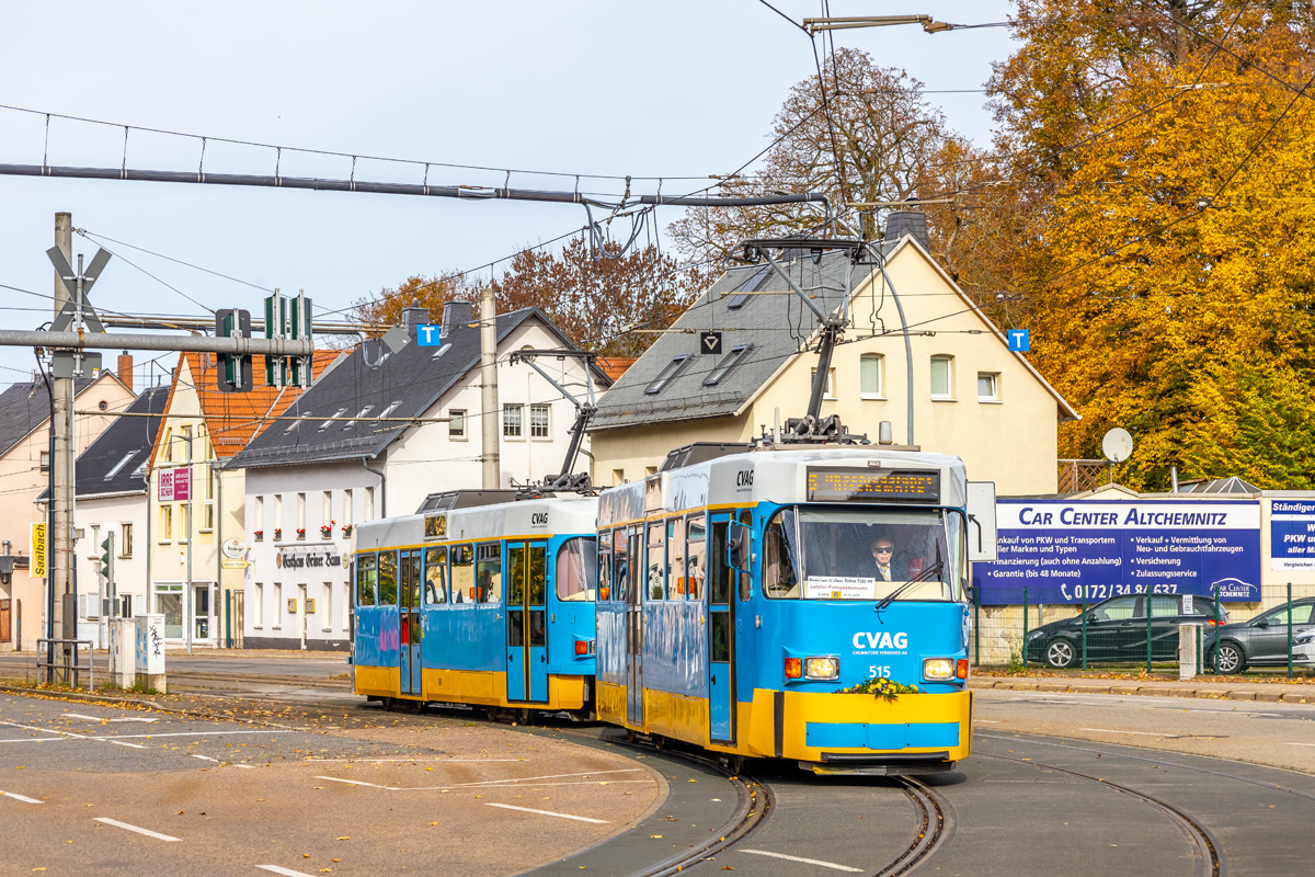 Chemnitz, Tatra T3DM č. 515; Chemnitz — Oficiální rozloučení s vozy Tatra T3DM v Chemnitzu (19.10.2025)