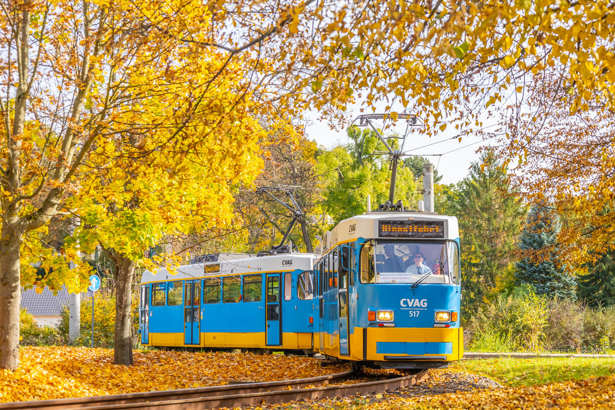 Хемниц, Tatra T3DM № 517; Хемниц — Официальное прощание с вагонами Tatra T3DM в Хемнице (19.10.2025)