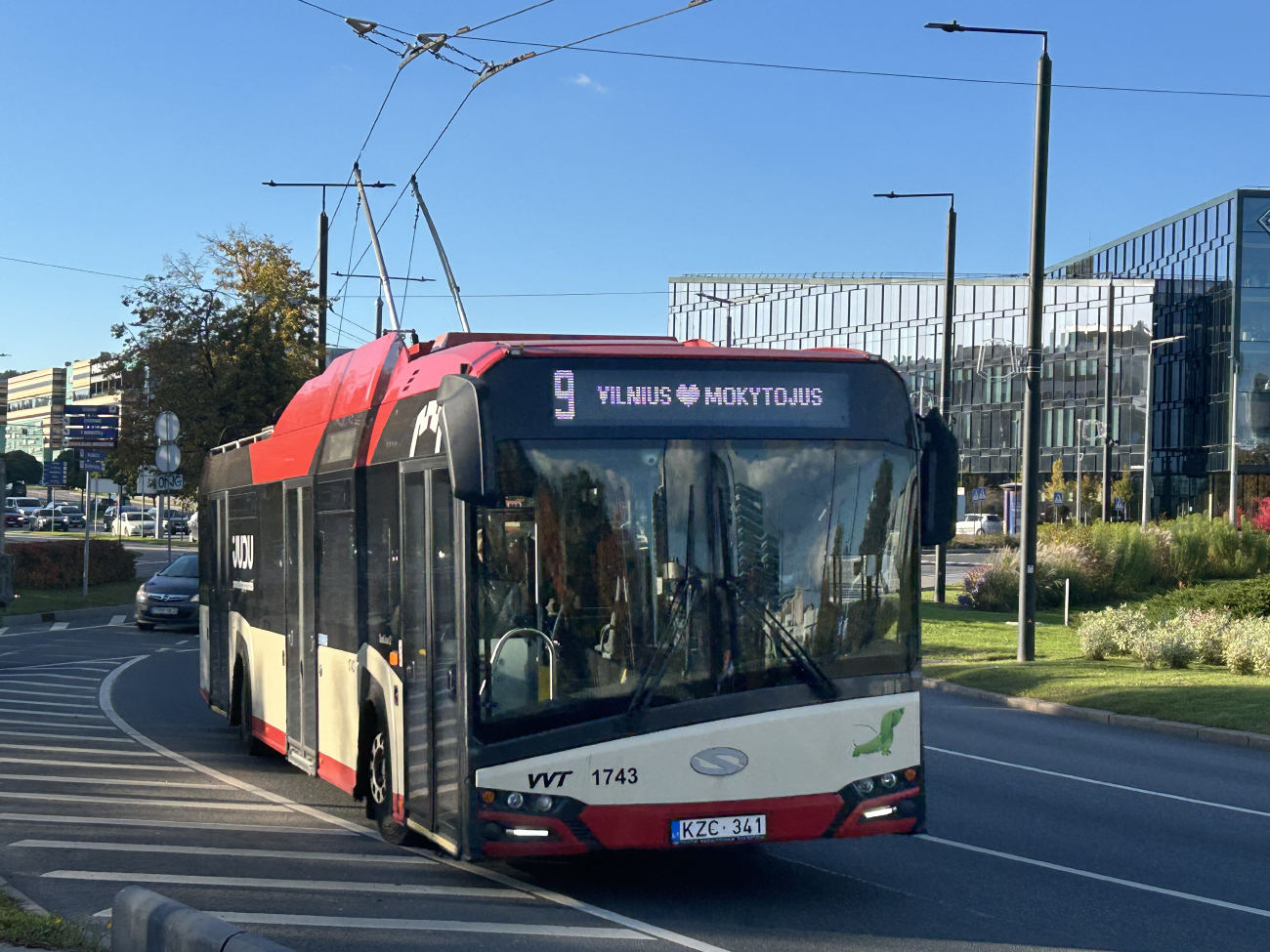 Вильнюс, Solaris Trollino IV 12 Škoda № 1743