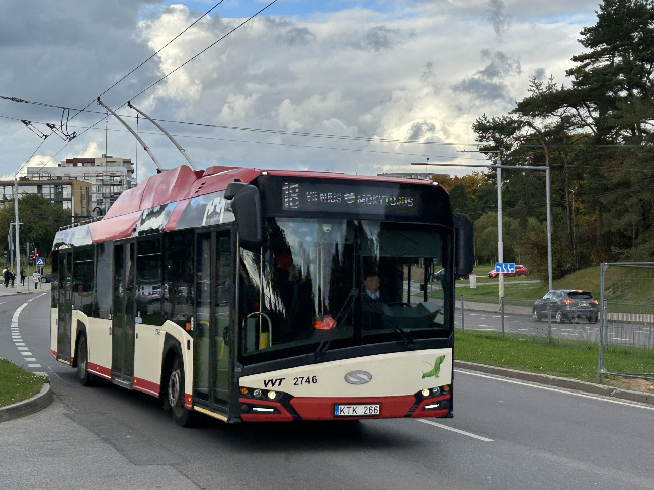 Вильнюс, Solaris Trollino IV 12 Škoda № 2746