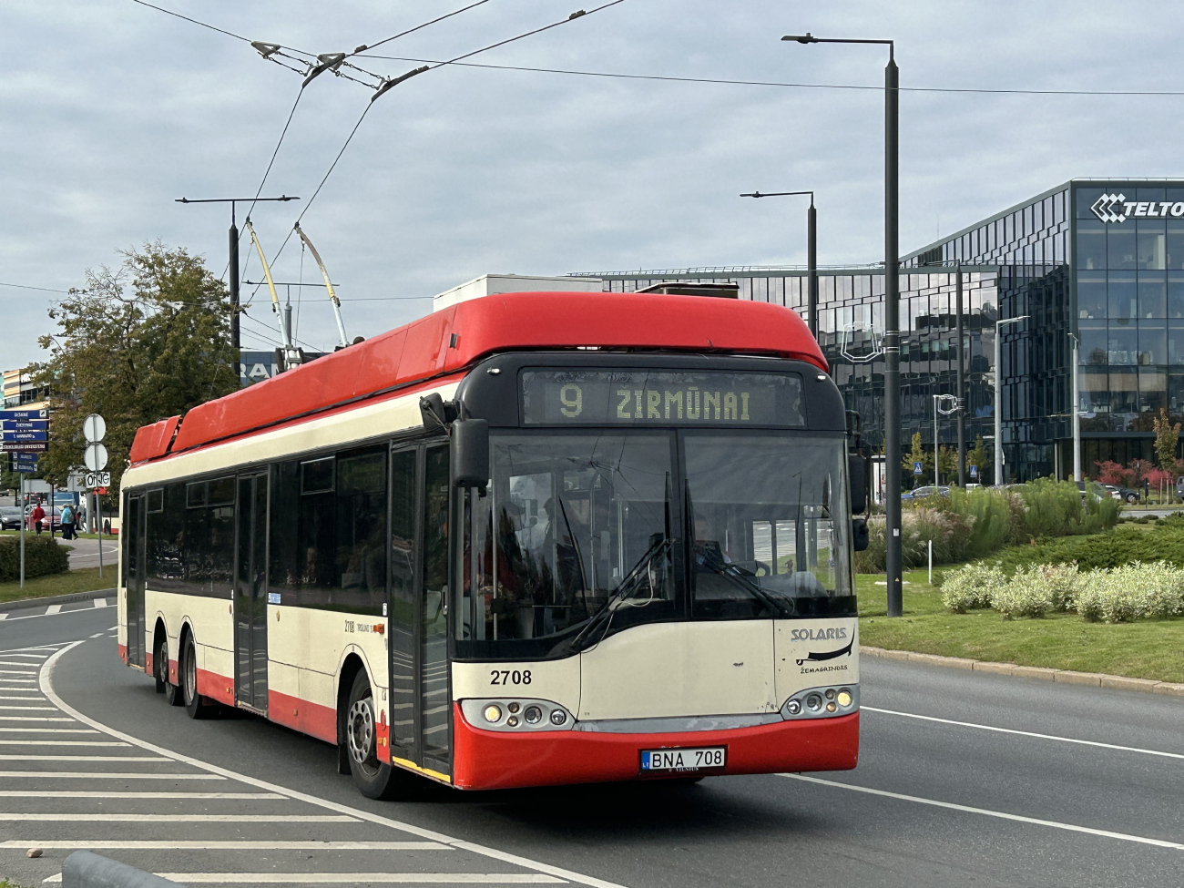 Vilnius, Solaris Trollino II 15 AC № 2708