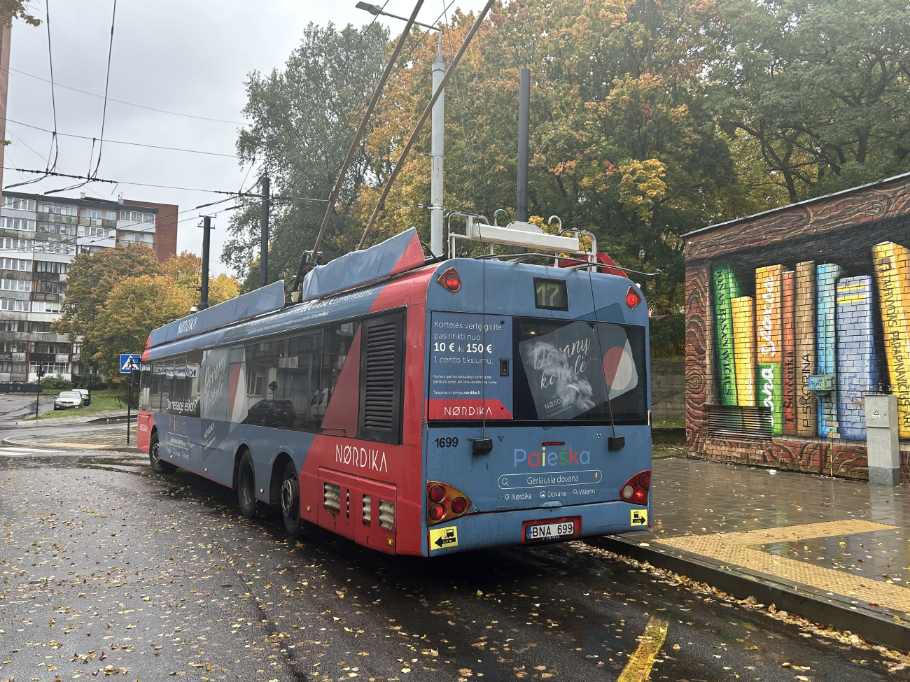 Вильнюс, Solaris Trollino II 15 AC № 1699