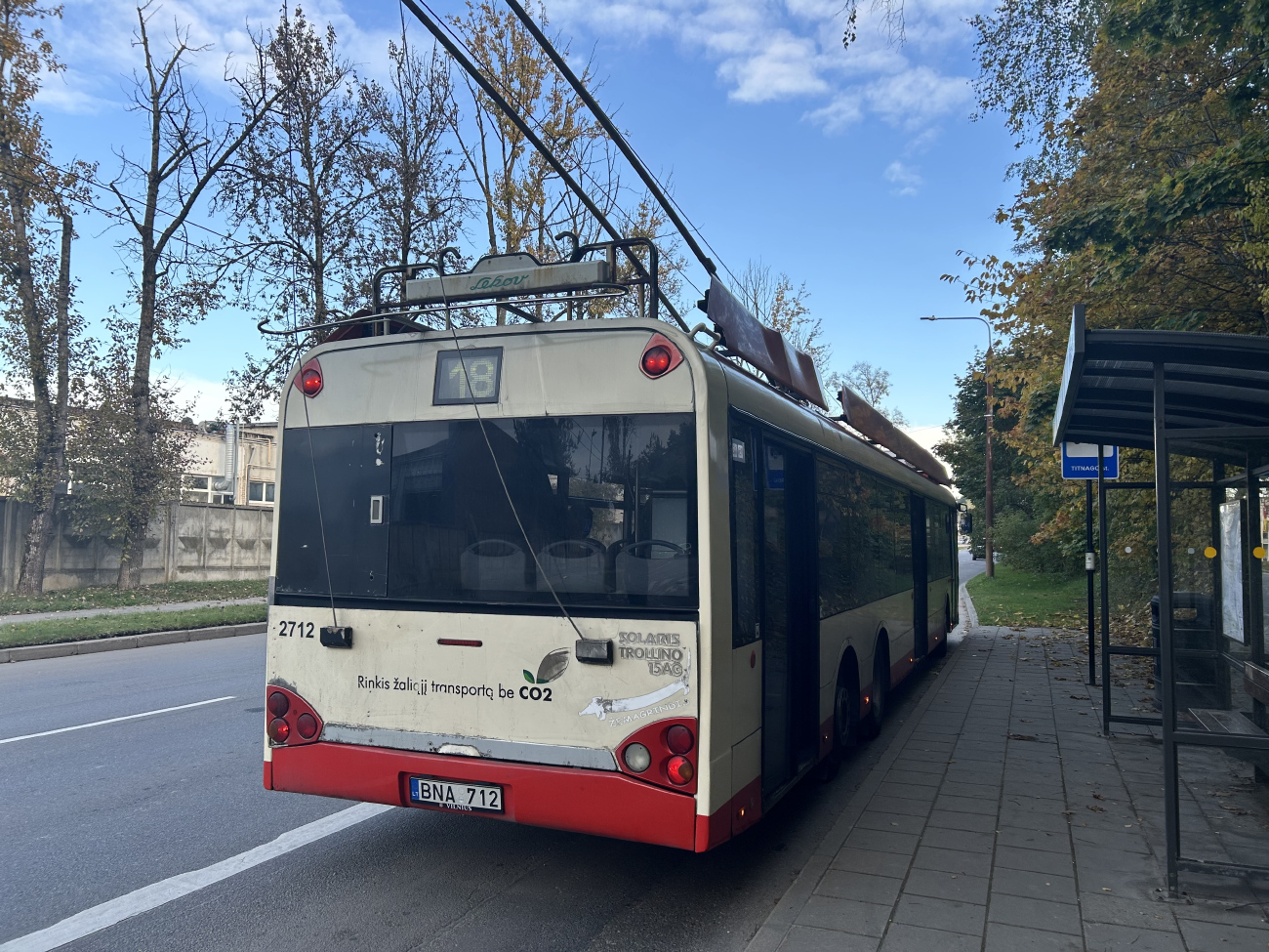 Вильнюс, Solaris Trollino II 15 AC № 2712