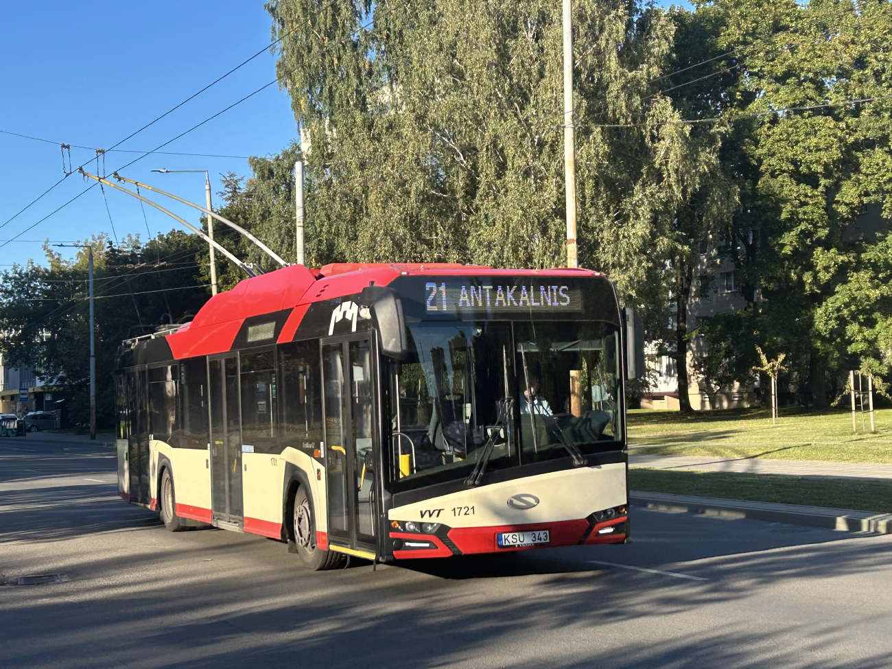 Вильнюс, Solaris Trollino IV 12 Škoda № 1721