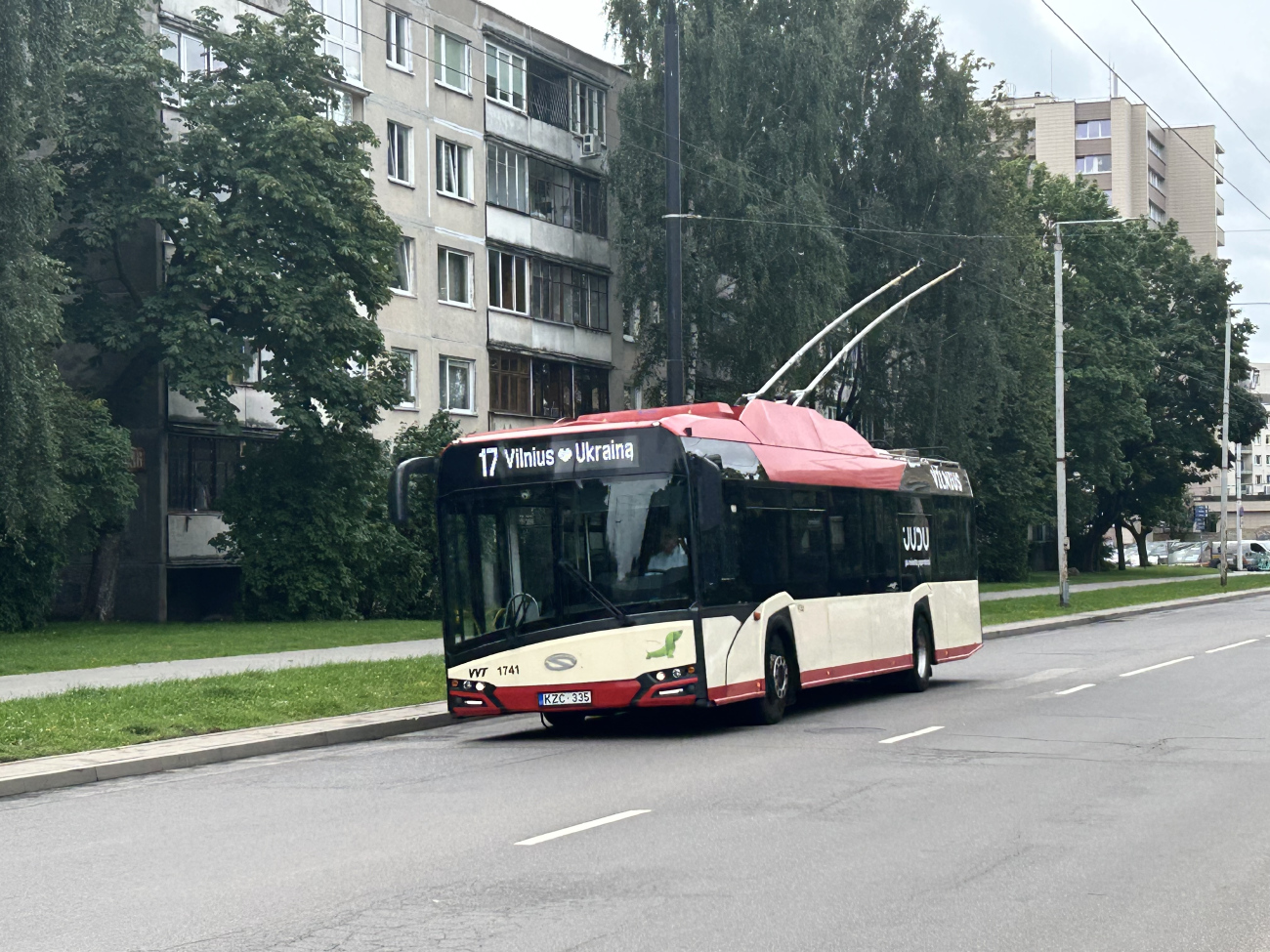 Вильнюс, Solaris Trollino IV 12 Škoda № 1741