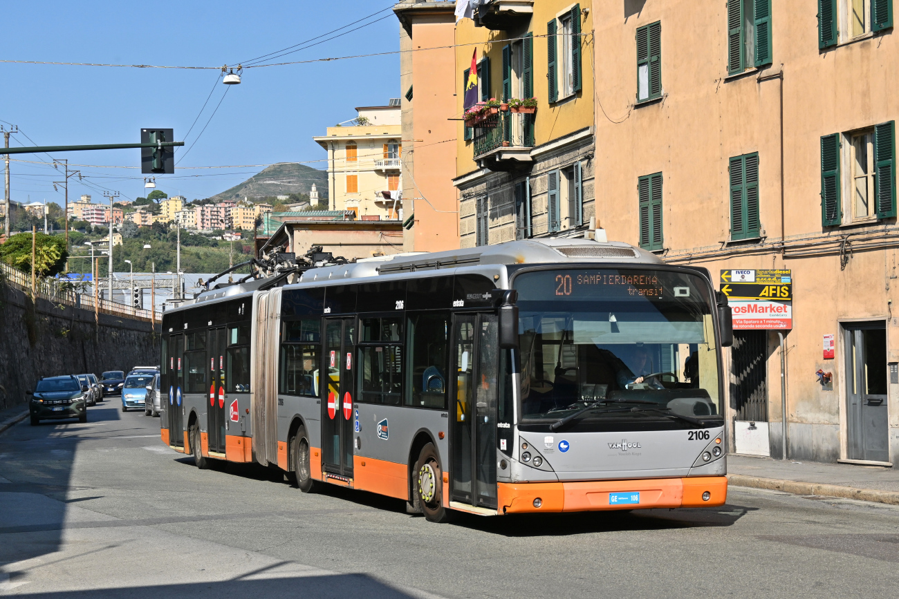 Генуя, Van Hool AG 300T № 2106