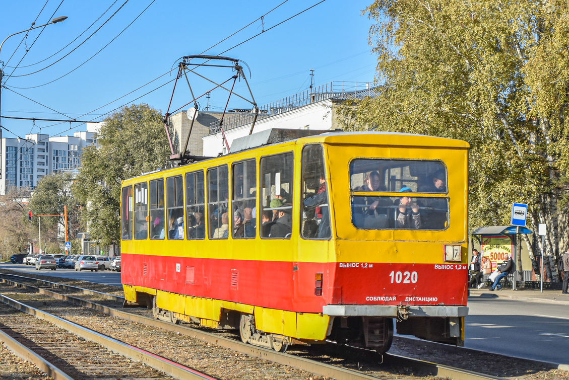 Барнаул, Tatra T6B5SU № 1020