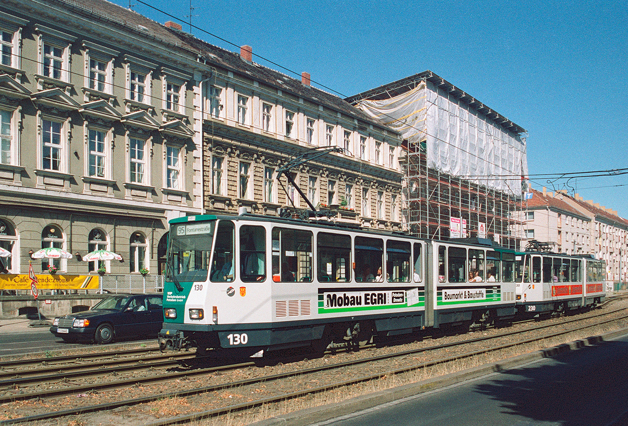 Патсдам, Tatra KT4DM № 130; Патсдам — Старые фотографии