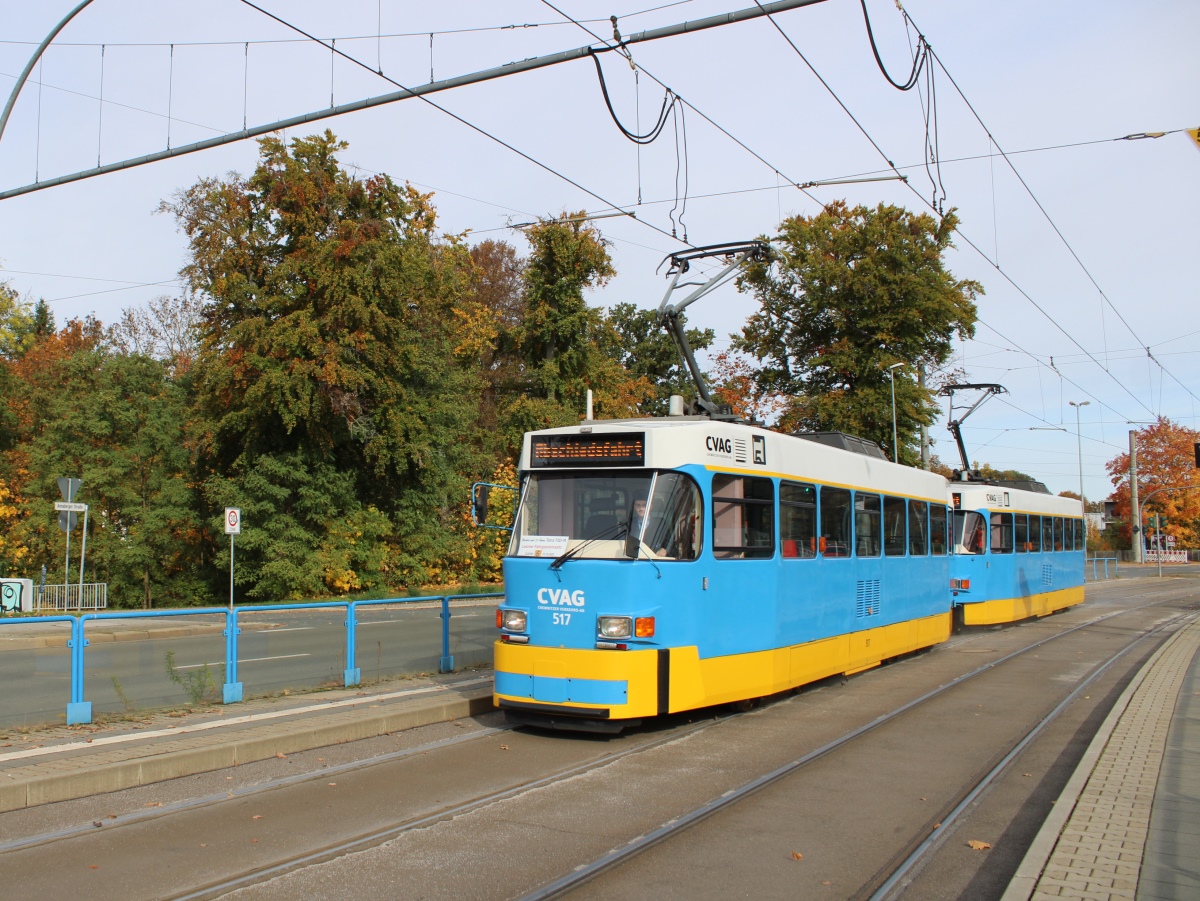 Хемниц, Tatra T3DM № 517; Хемниц — Официальное прощание с вагонами Tatra T3DM в Хемнице (19.10.2025)