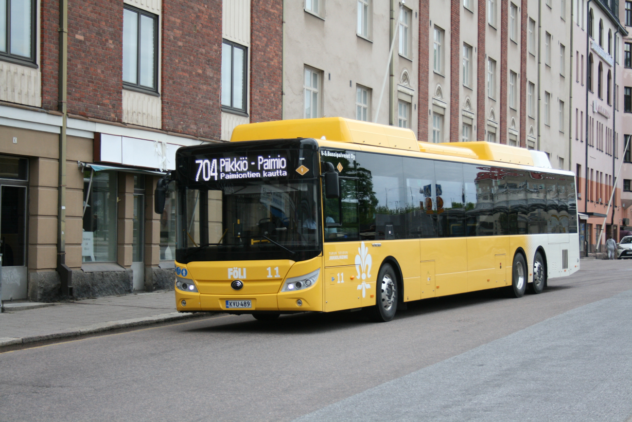 Turku, Yutong E15 (ZK6150BEVG) Nr. 11