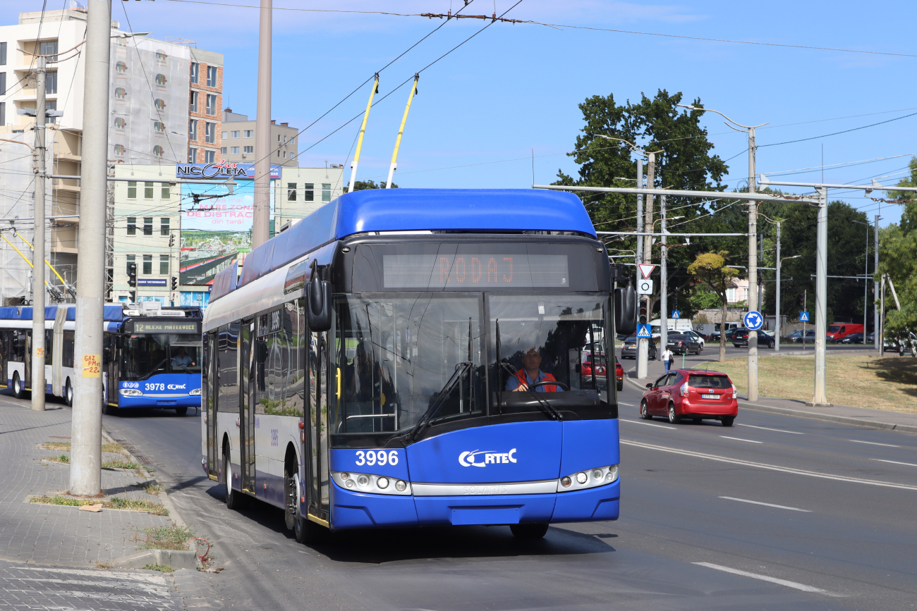 Кишинёв, Solaris Trollino III 12 AC № 3996