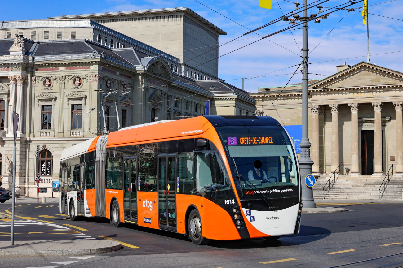 Женева, Van Hool Exqui.City 18 № 1614