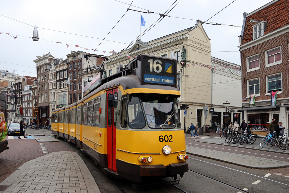 Amsterdam, Beijnes 3G № 602; Amsterdam — 50th anniversary of Museumtramlijn Amsterdam
