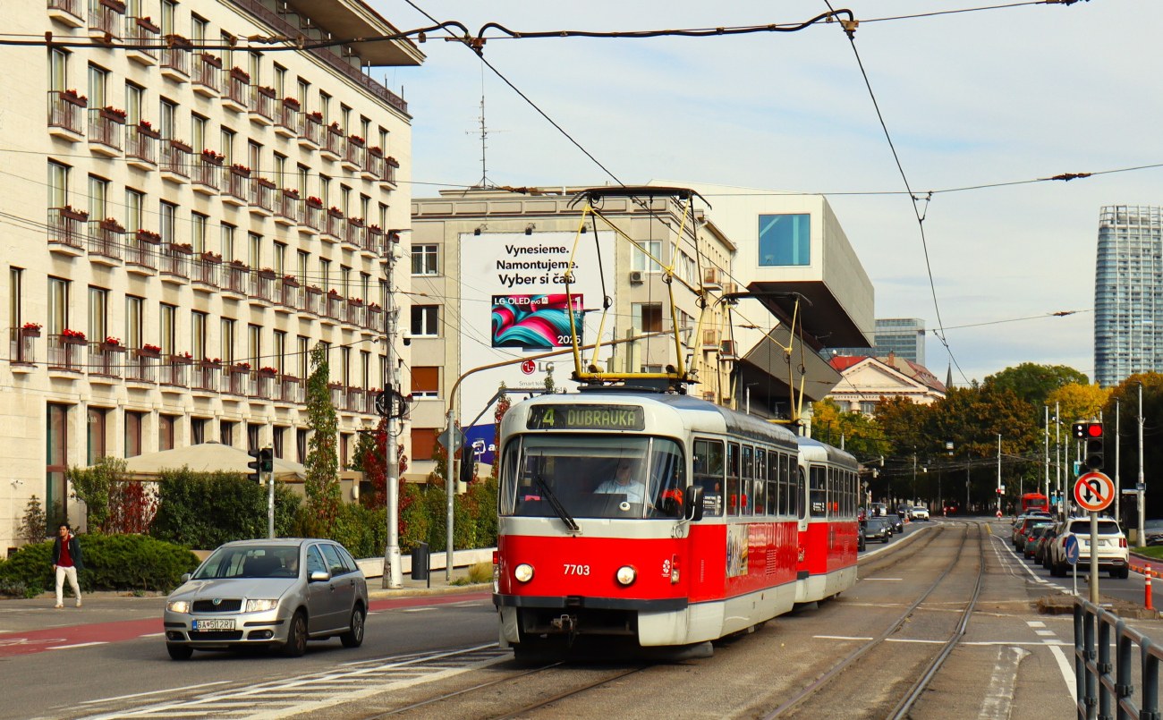 Братислава, Tatra T3R.PV № 7703 Братислава, Tatra T3R.PV № 7703
