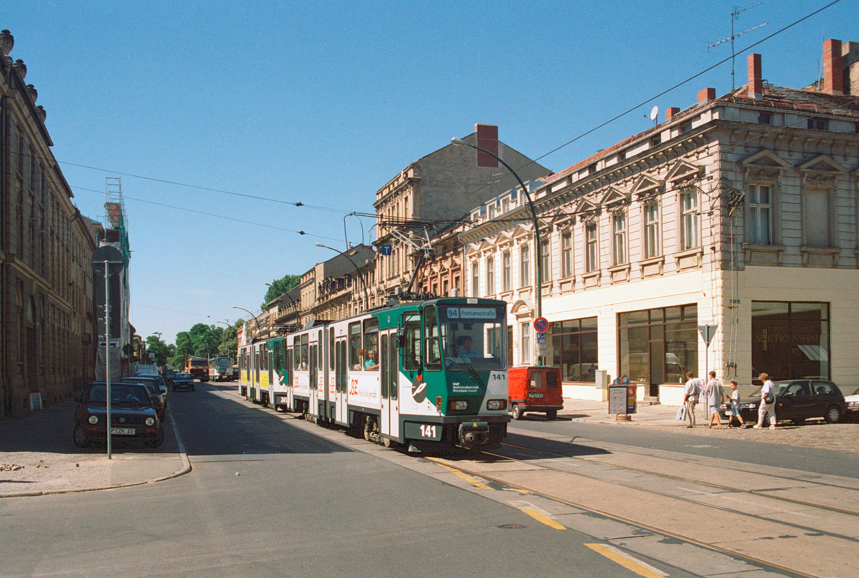 Потсдам, Tatra KT4DM № 141; Потсдам — Старые фотографии Потсдам, Tatra KT4DM № 141; Потсдам — Старые фотографии