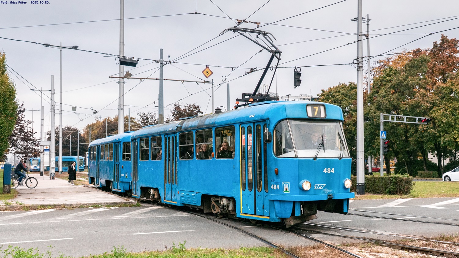 Загреб, Tatra T4YU № 484