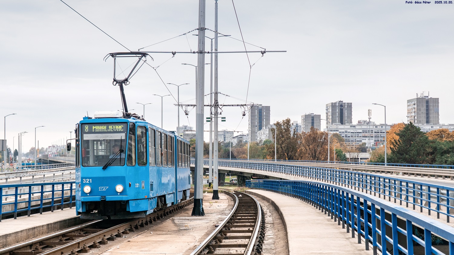 Загреб, Tatra KT4YU № 321