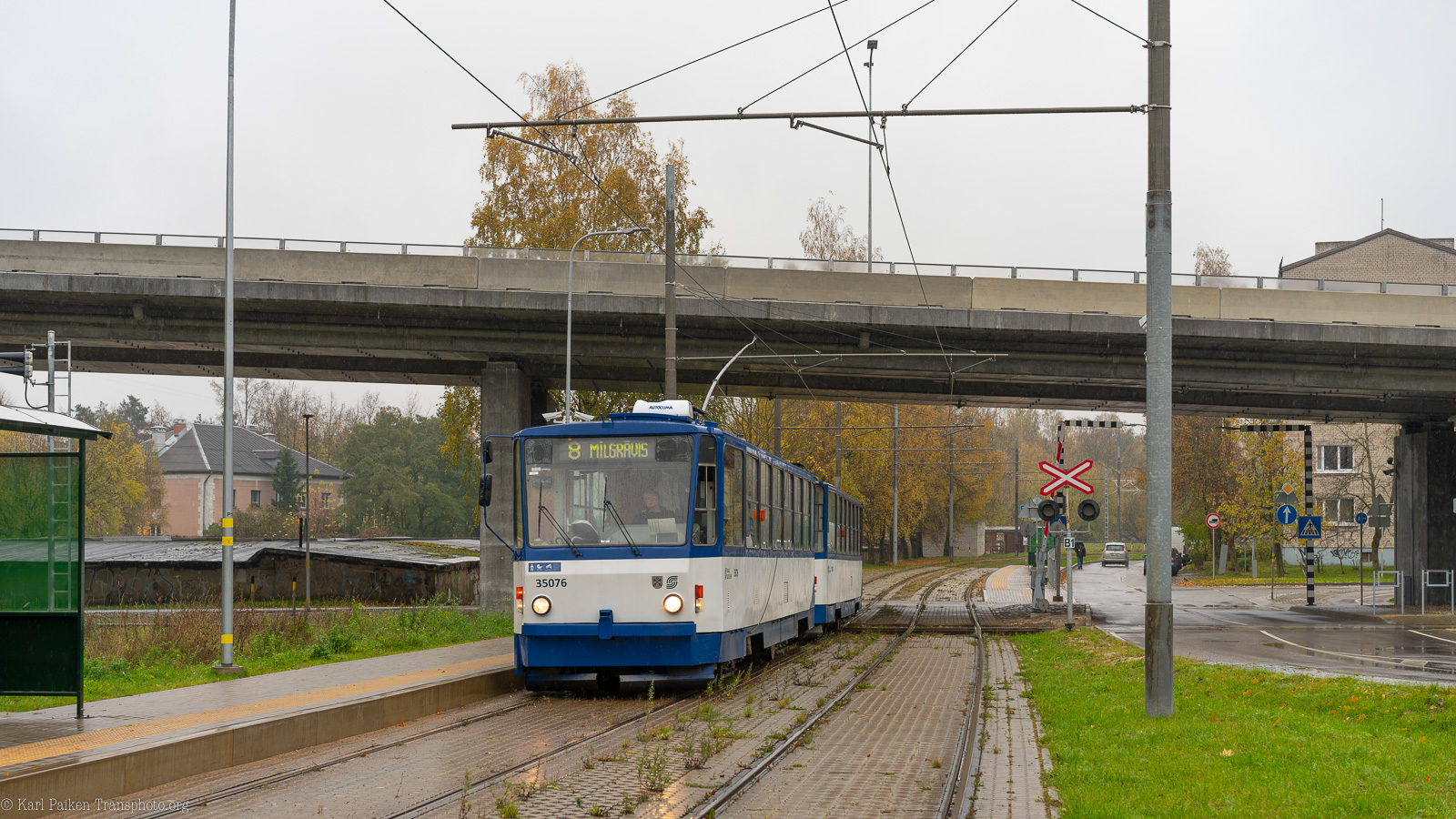 Рига, Tatra T3MR (T6B5-R) № 35076