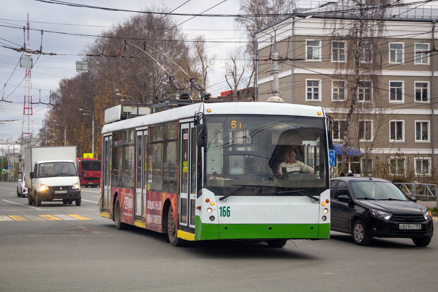 Березники, Тролза-5265.00 «Мегаполис» № 166