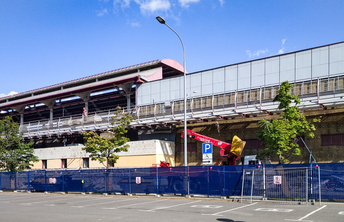 Москва — Демонтаж линии монорельса и перестройка её в парк на высоте; Москва — Монорельс