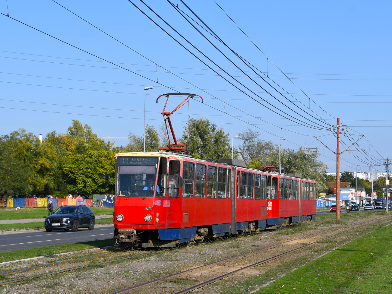 Белград, Tatra KT4M-YUB № 2407